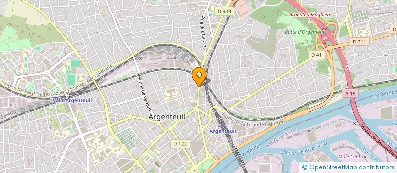 localisation de l'entreprise SARL SAINTLAUTO  ARGENTEUIL