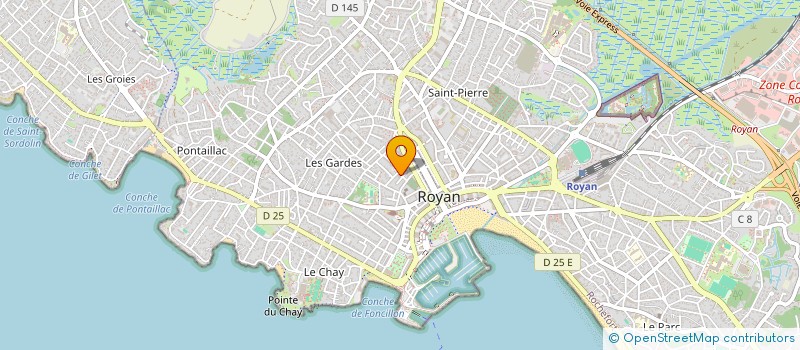 localisation de l'entreprise SARL SAINTONGE ENCHERES  ROYAN