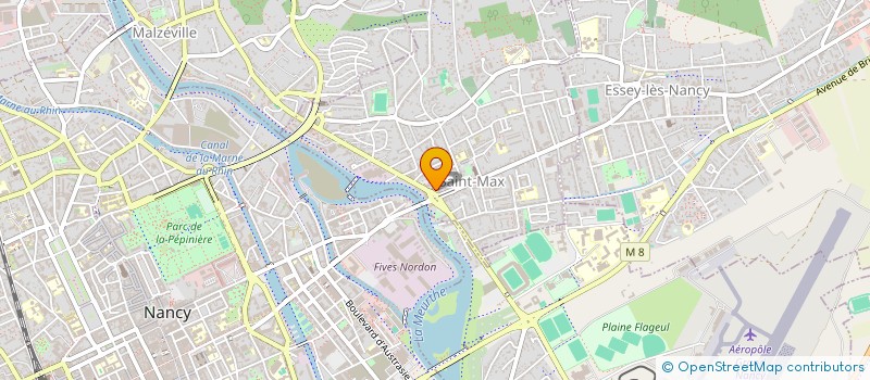 localisation de l'entreprise SARL SAJE  SAINT-MAX