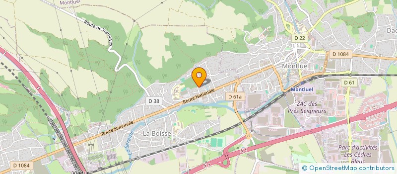 localisation de l'entreprise SARL SAJET  LA BOISSE