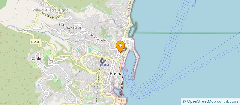 localisation de l'entreprise SARL SAKURA DE CHINE à BASTIA