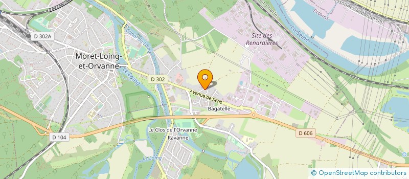 localisation de l'entreprise SARL SALA à MORET-LOING-ET-ORVANNE