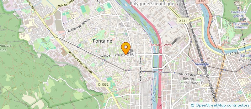 localisation de l'entreprise SARL SALAH COIFFURE  FONTAINE