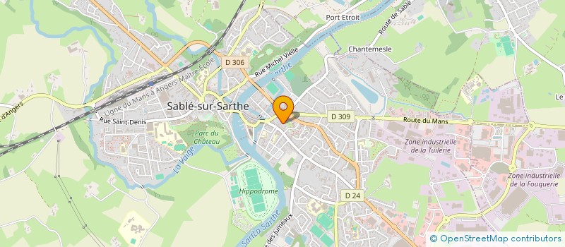 localisation de l'entreprise SARL SALAM  SABLE-SUR-SARTHE