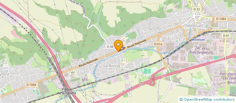 localisation de l'entreprise SARL SALCE à LA BOISSE