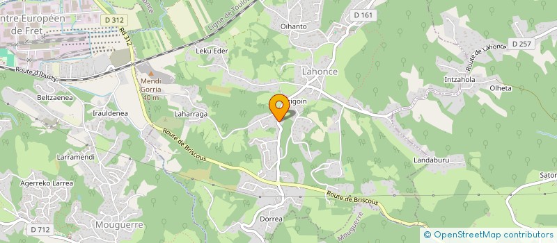 localisation de l'entreprise SARL SALDIBOURE  LAHONCE