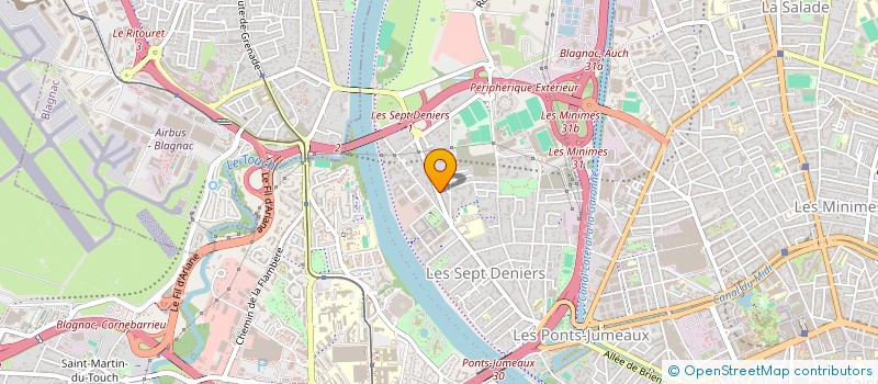 localisation de l'entreprise SARL SALE SUCRE TRAITEUR à TOULOUSE