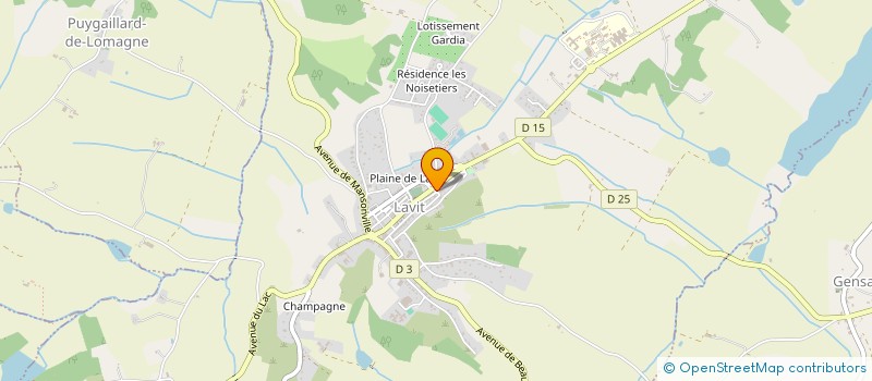 localisation de l'entreprise SARL SALESSES  LAVIT