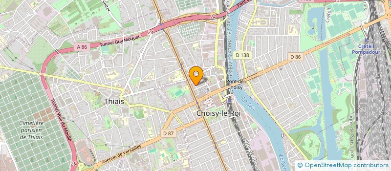 localisation de l'entreprise SARL SALGUEIRO MAGALHAES  CHOISY-LE-ROI