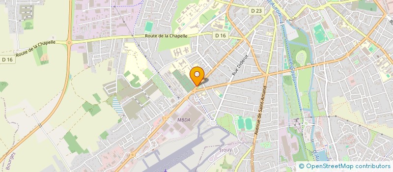 localisation de l'entreprise SARL SALINA  BOURGES