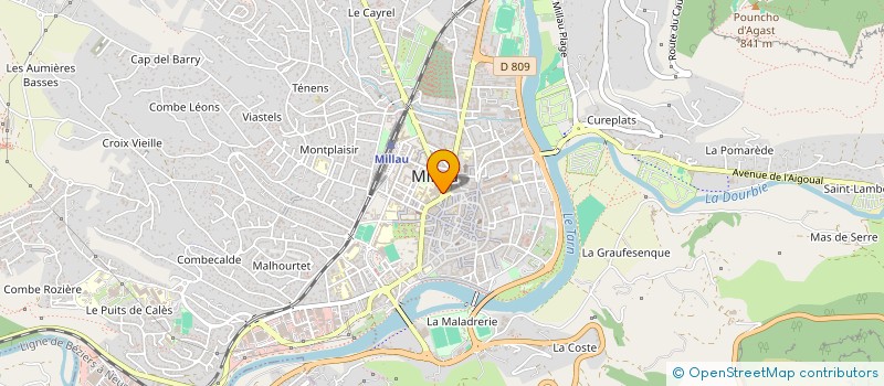 localisation de l'entreprise SARL SALITA à MILLAU