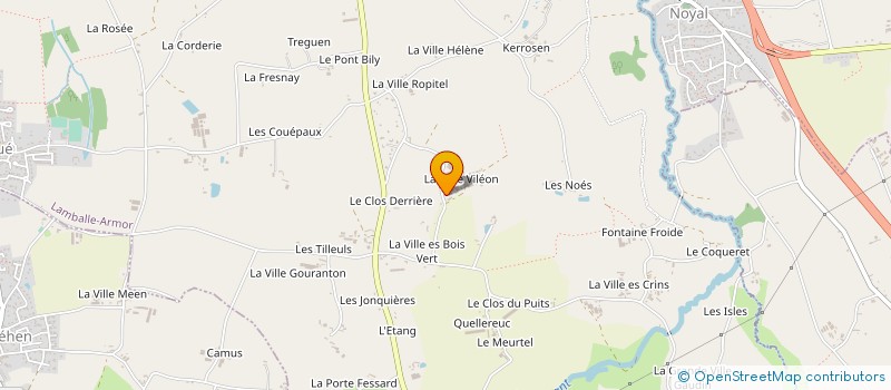 localisation de l'entreprise SARL SALLE VILLEON à LAMBALLE-ARMOR