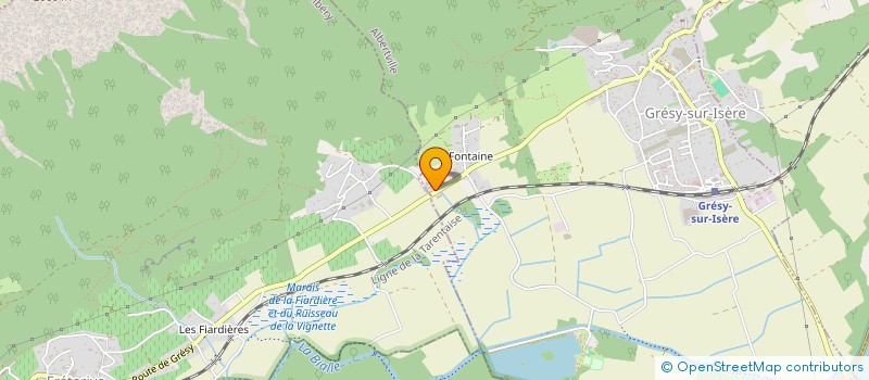 localisation de l'entreprise SARL SALLETTAZ à GRESY SUR ISERE