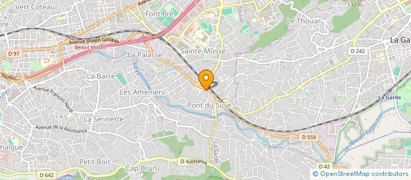 localisation de l'entreprise SARL SALLIER à TOULON