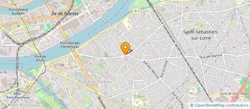 localisation de l'entreprise SARL SALMON  SAINT-SEBASTIEN-SUR-LOIRE