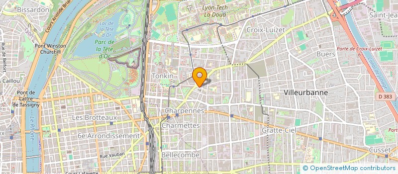 localisation de l'entreprise SARL SALON WILSON  VILLEURBANNE