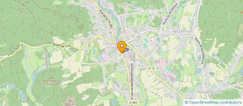 localisation de l'entreprise SARL SALORT à GIROMAGNY