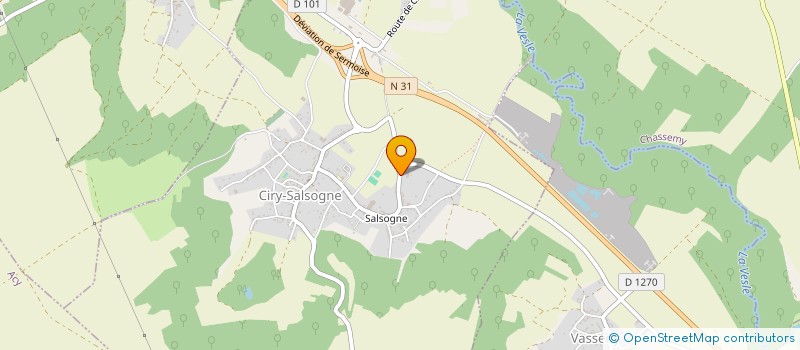 localisation de l'entreprise SARL SALSOGNE RECUPERATION à CIRY-SALSOGNE
