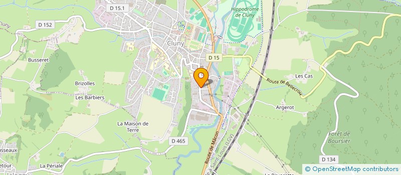 localisation de l'entreprise SARL SALVADORE  CLUNY