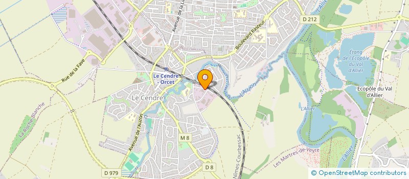 localisation de l'entreprise SARL SALVARY  LE CENDRE