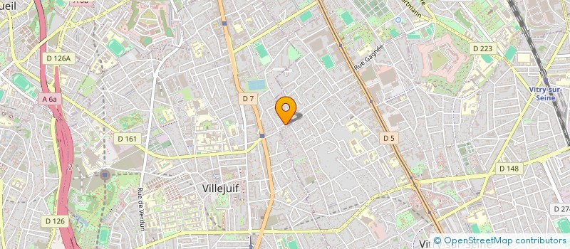 localisation de l'entreprise SARL SAM  VILLEJUIF