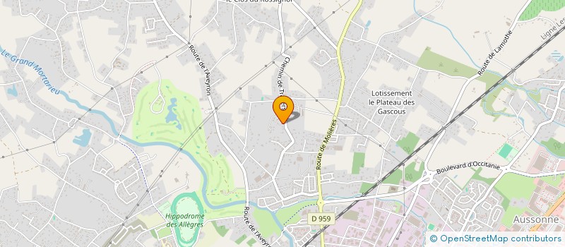 localisation de l'entreprise SARL SAM AMBULANCES  MONTAUBAN