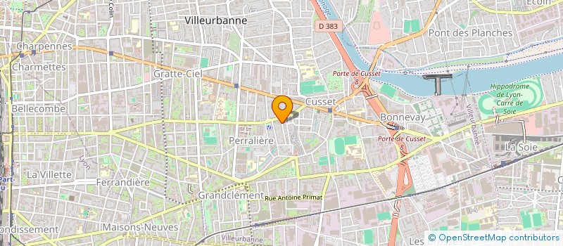 localisation de l'entreprise SARL SAM-AUTO à VILLEURBANNE