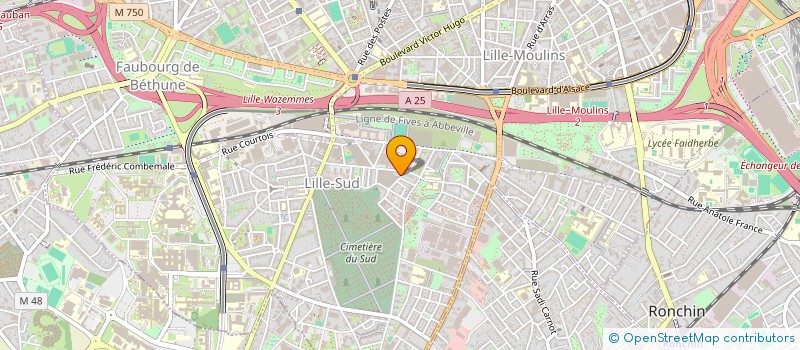 localisation de l'entreprise SARL SAM BATI à LILLE