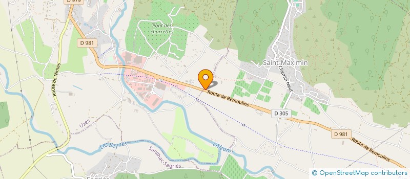 localisation de l'entreprise SARL SAM'S PRIMEURS  SAINT-MAXIMIN
