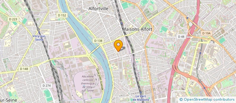 localisation de l'entreprise SARL SAMA à ALFORTVILLE