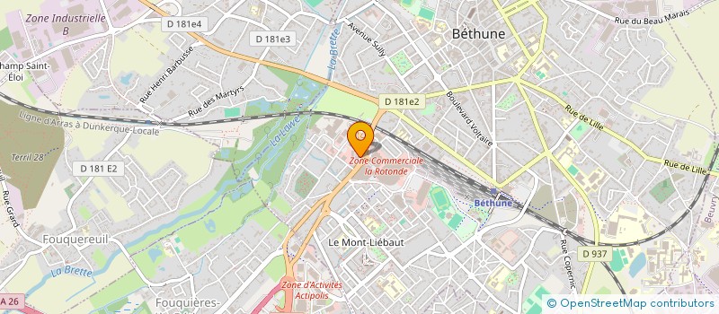 localisation de l'entreprise SARL SAMA SECURITY à BETHUNE