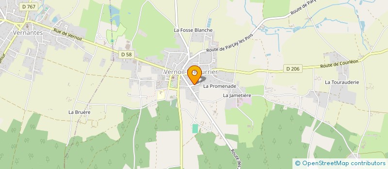 localisation de l'entreprise SARL SAMEDI PORTIER à VERNOIL-LE-FOURRIER