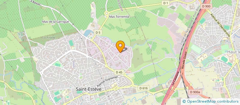 localisation de l'entreprise SARL SAMELEC à SAINT-ESTEVE