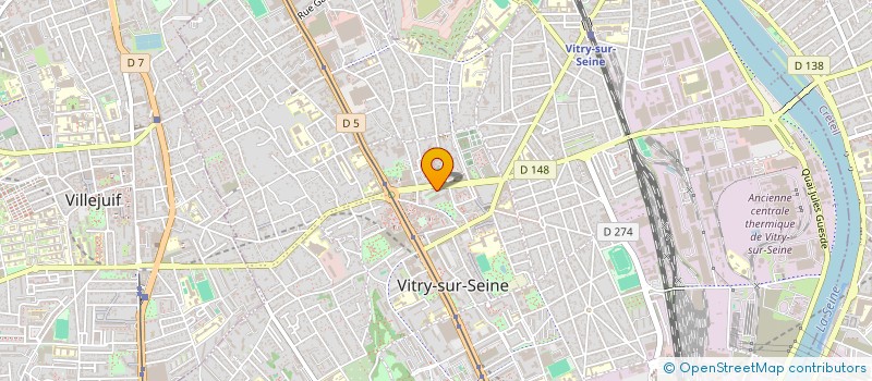 localisation de l'entreprise SARL SAMI BATIMENT à VITRY-SUR-SEINE