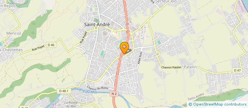 localisation de l'entreprise SARL SAMINADIN REPARATION  SAINT-ANDRE