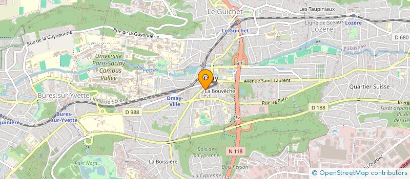 localisation de l'entreprise SARL SAMO à ORSAY