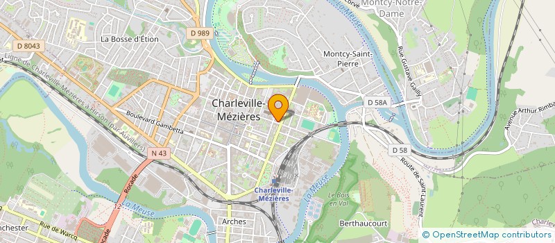 localisation de l'entreprise SARL SAMSARA  CHARLEVILLE-MEZIERES