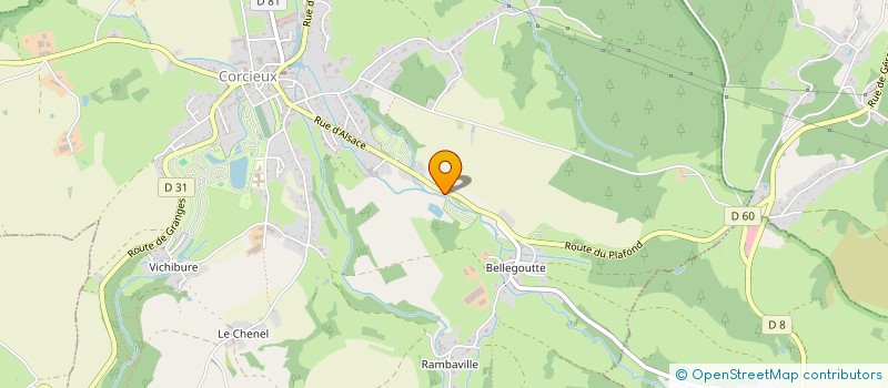 localisation de l'entreprise SARL SAMUEL BOITEUX  CORCIEUX