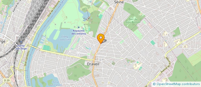 localisation de l'entreprise SARL SAMUEL HADDAD à DRAVEIL