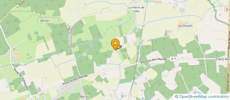 localisation de l'entreprise SARL SAMUEL TRANCHANT  LES BOIS D'ANJOU