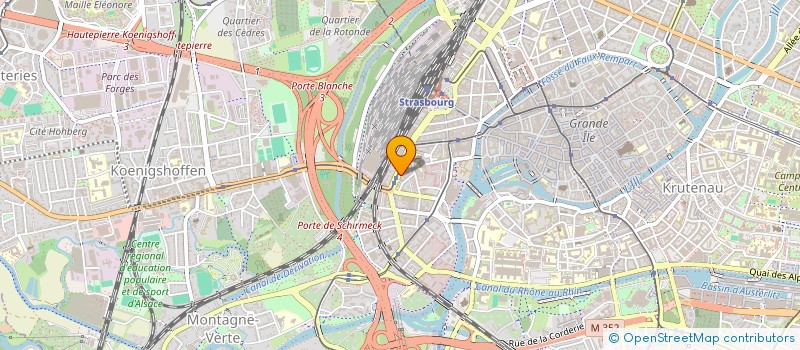 localisation de l'entreprise SARL SAN BERNARDO à STRASBOURG