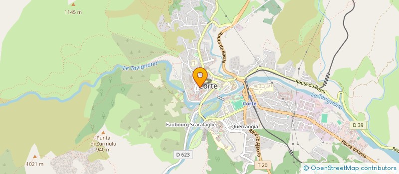 localisation de l'entreprise SARL SAN'TEOFALU à CORTE