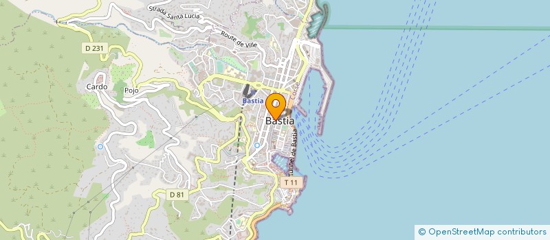 localisation de l'entreprise SARL SANABIA à BASTIA