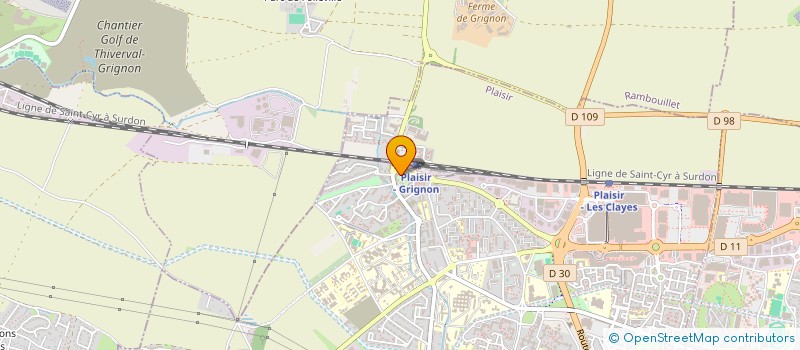 localisation de l'entreprise SARL SANASEB à PLAISIR