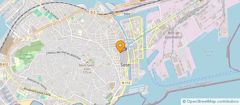 localisation de l'entreprise SARL SANATO à SETE