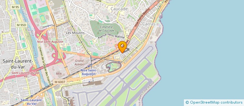 localisation de l'entreprise SARL SANCHES ET MATEUS  NICE