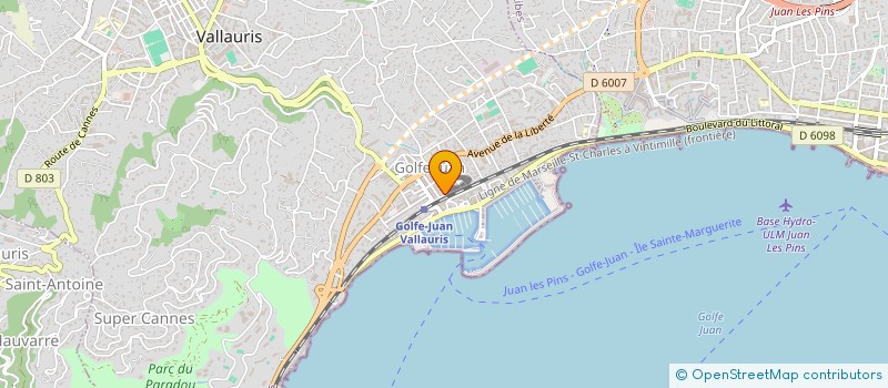 localisation de l'entreprise SARL SANCHES MENDES à VALLAURIS