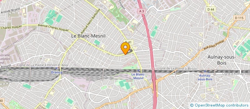 localisation de l'entreprise SARL SANCHEZ à LE BLANC-MESNIL