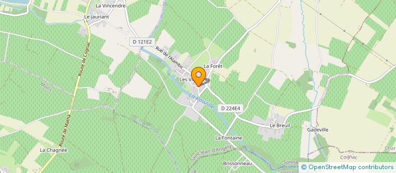 localisation de l'entreprise SARL SANDA  SONNAC