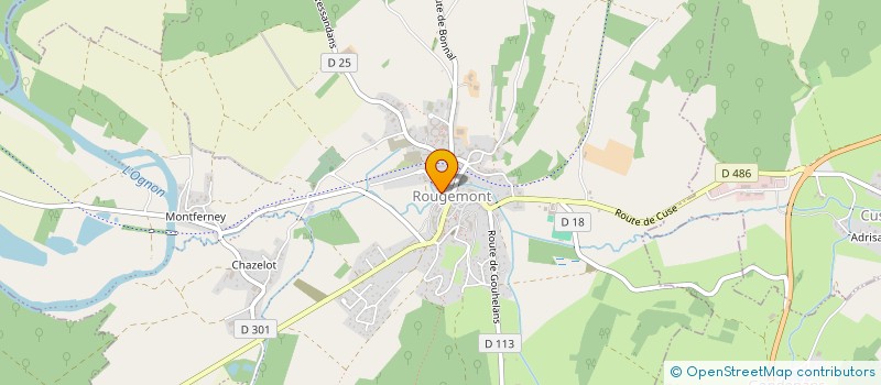 localisation de l'entreprise SARL SANDOZ BEAMIC à ROUGEMONT